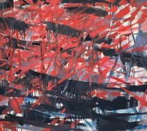 1985_dieter ladewig_feuerflocken_120x100_grun87